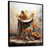 Black Floater Framed