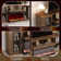 TV Stand for TVs up to 65" with Fireplace Included