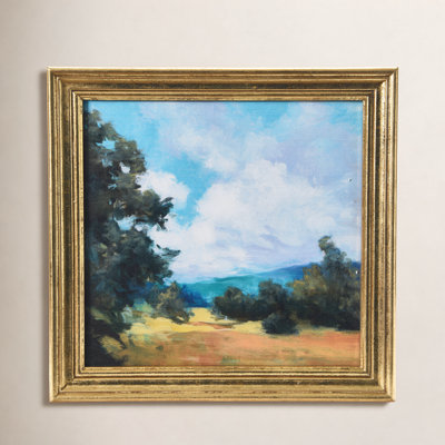 Watercolor Nature Landscape Canvas Print
