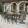 Alyah Rectangular 8-Person 84" Long Dining Set with Cushions