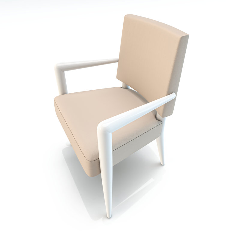Athamas Leather Arm Chair
