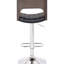 Tabouret pivotant à 360 °, finition diamantée et chêne vieilli pour la salle à manger