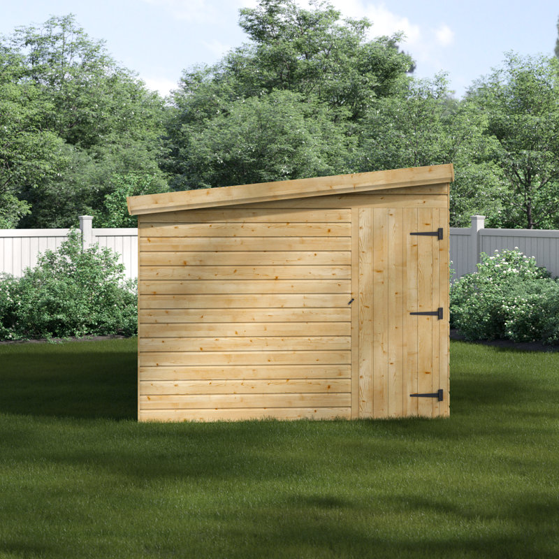 5 Ft. W x 14 Ft. D Shiplap Pent Wooden Shed