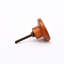 Brown Concave Wooden Knob – Set of 6