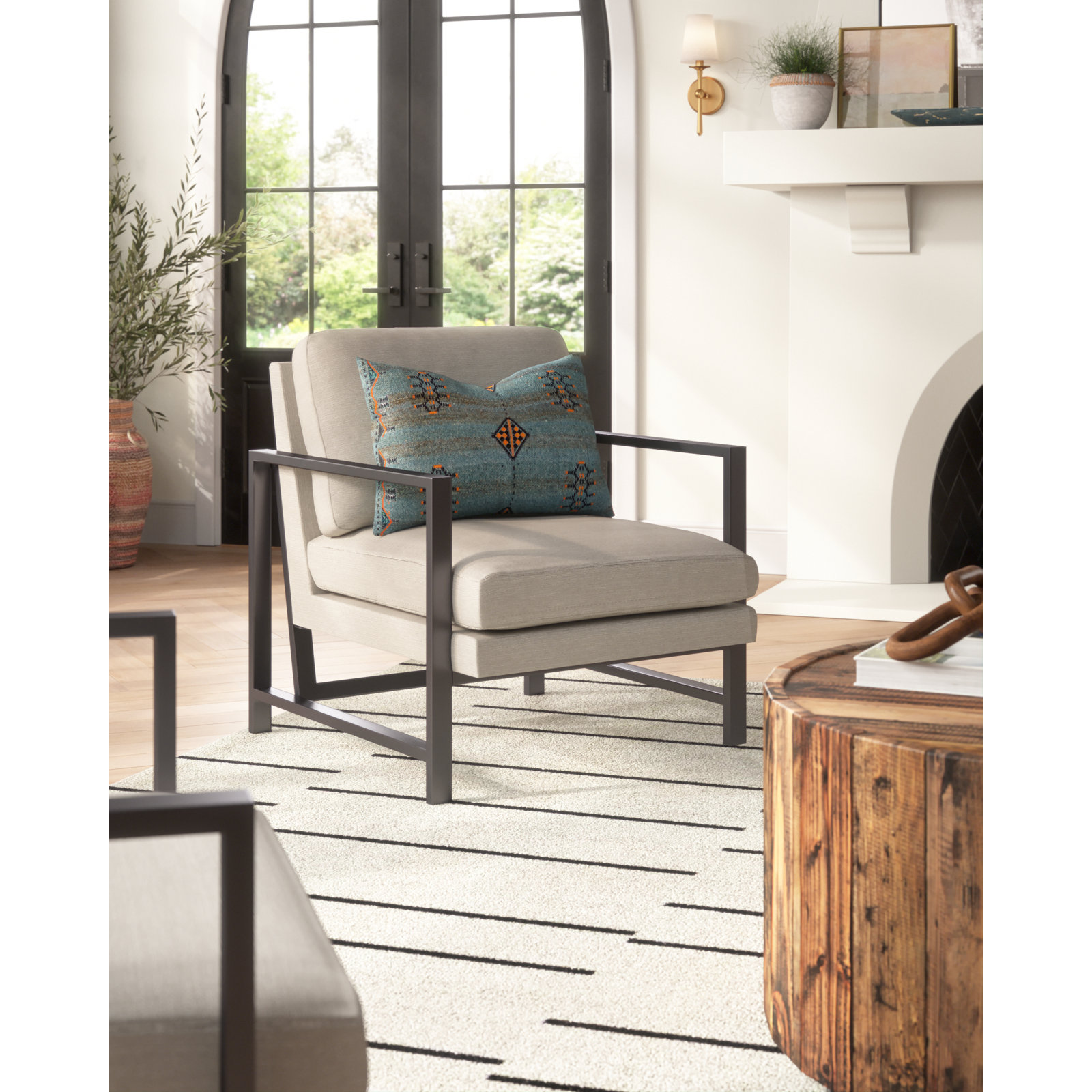 Waldeck 24" x 16" Wool Pillow Cover, Polyester