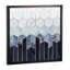 « doux blue hexagones » par elisabeth fredriksson-print-49715559-49715572