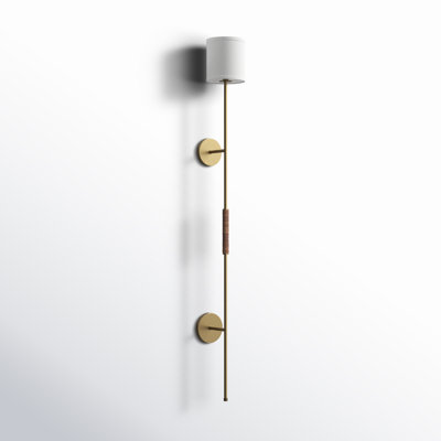 Rudman Single Light Brass Sconce