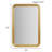 Aurelia Rounded Rectangle Fluted Wall Mirror