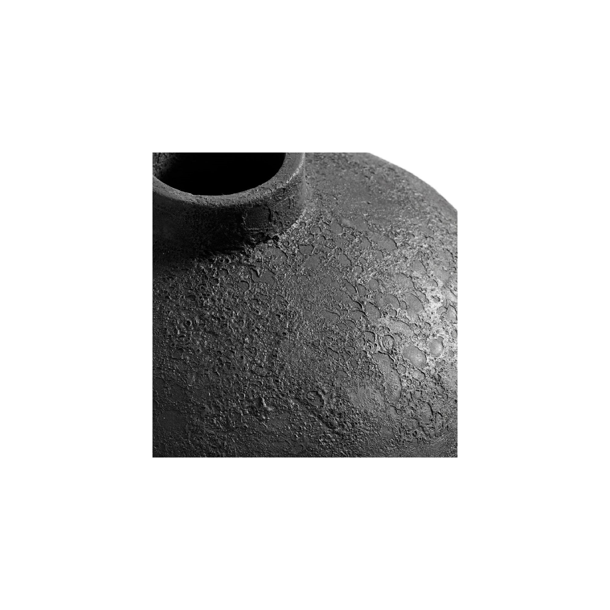 Carino Terracotta Floor Vase, Dark Gray, 31.5" H x 17.72" W x 17.72" D