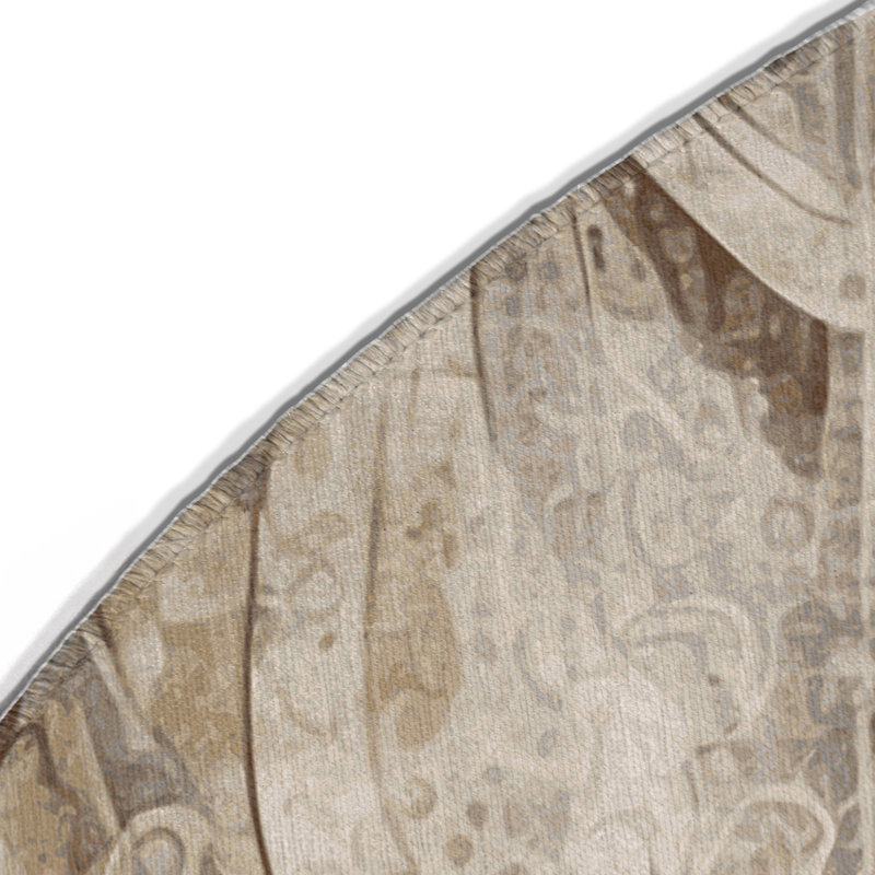 Wisps Of Warmth Indoor And Outdoor Area Rug, Round 5'