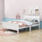 Dovidio Wood Platform Bed Frame with Headboard-653515530-653515531