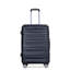 Ensemble de bagage de 5 pièces, ensemble de valises rigides extensibles avec verrou TSA pour roues rotatives, bagage à roulettes léger pour hommes et femmes Noir