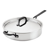 KitchenAid® 5-Ply Clad Stainless Steel Induction Saute Pan with Lid, 5-Quart