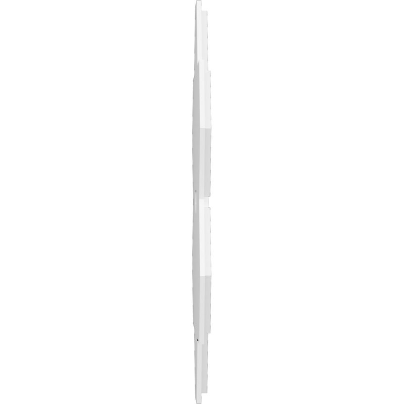 Médaillon de plafond contemporain en PVC de qualité architecturale Daisy, H 1 po x l 20 po x P 20 po
