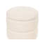 Bolinas 35cm Wide Round Footstool Ottoman with Storage