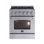 Plaque de cuisson à gaz 30 po avec 5 brûleurs italiens Gmp et four à convection en acier inoxydable GMP WFG3001S
