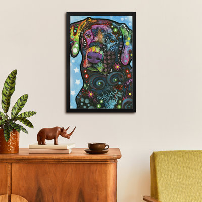 «Labrador IV», affiche encadrée par Dean Russo