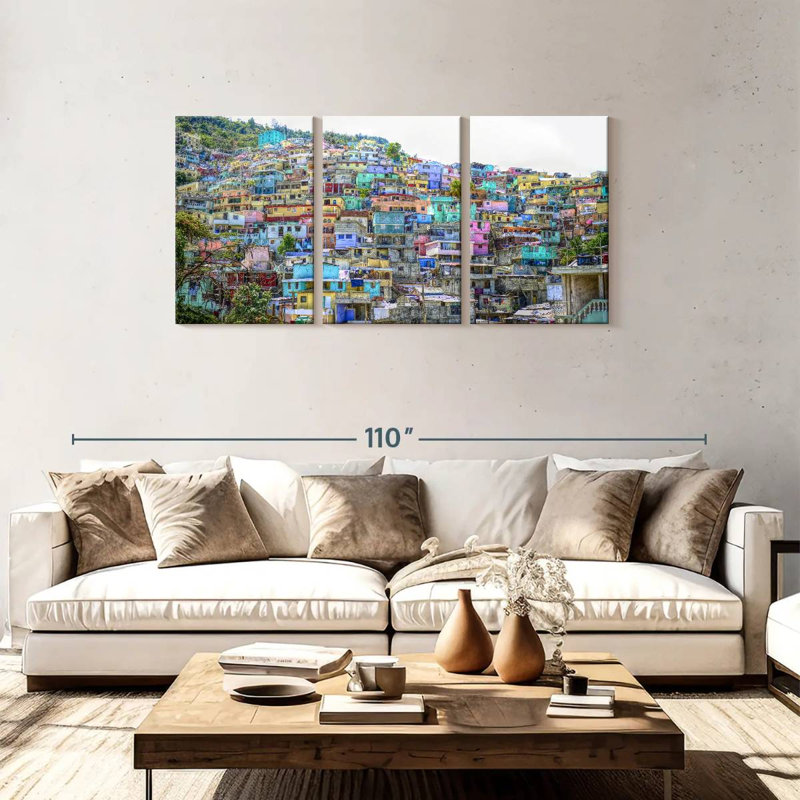 Senne Port-Au-Prince, H 36 po x l 74 po