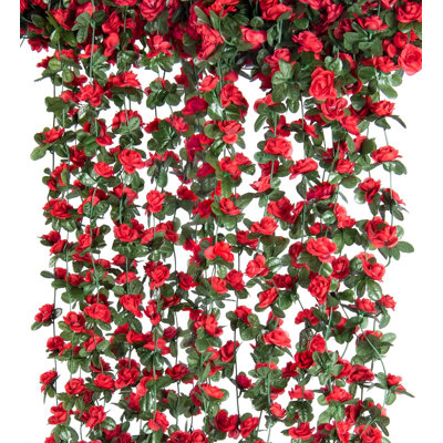 8 guirlandes de fleurs artificielles