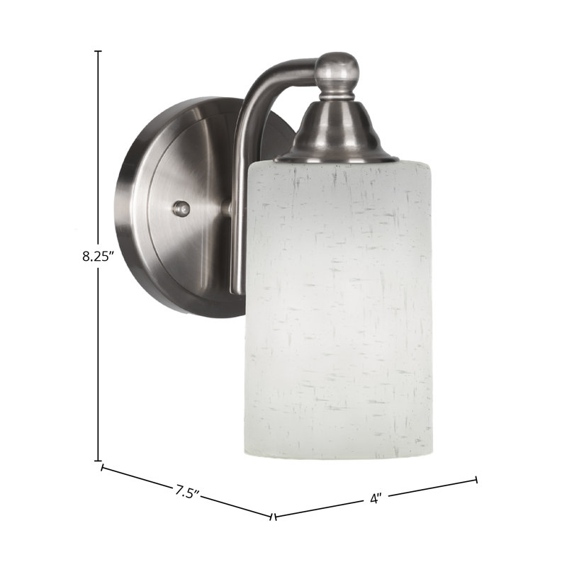 Michell 1-Light Wall Sconce, Brushed Nickel