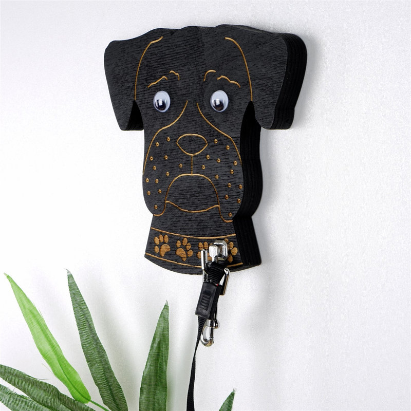 Crochet mural Southview en noir / brun