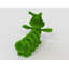 Caricature d'extérieur de topiaire chenille vert