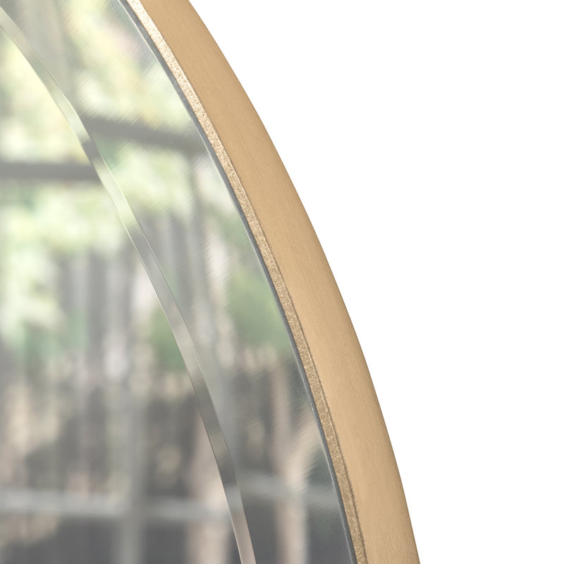 Drumnasole Wood Wall Mirror, Gold