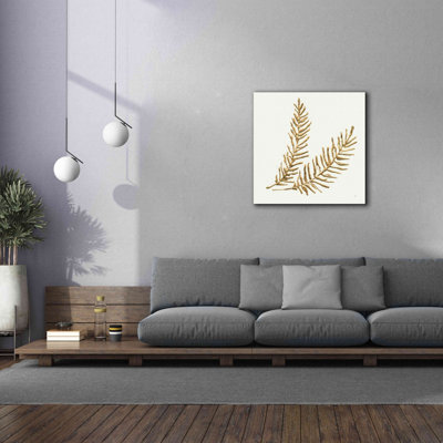 «Gilded Fern IV» par Chris Paschke, estampe numérique sur toile