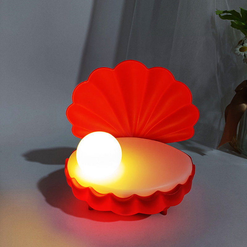 Douce perle de rêve douce et petite veilleuse pour enfants, Red