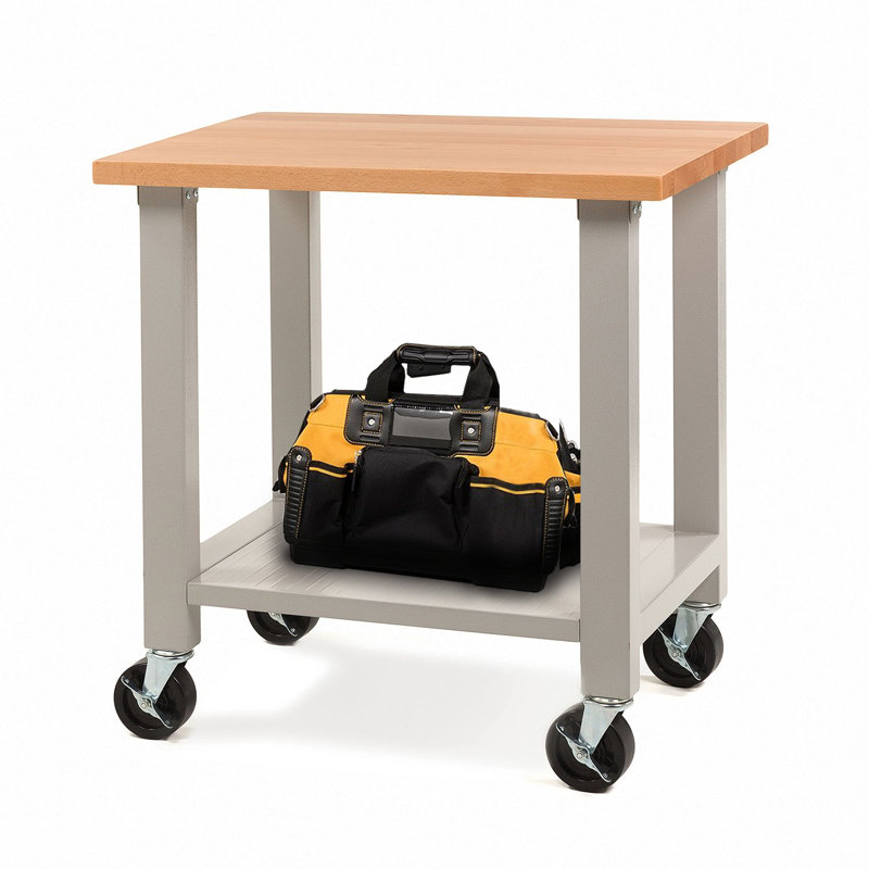 Seville Classics UltraHD Rolling Workstation, Granite