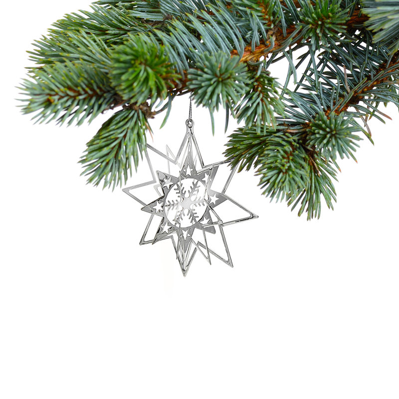 2.75'' Metal Holiday Shaped Ornament