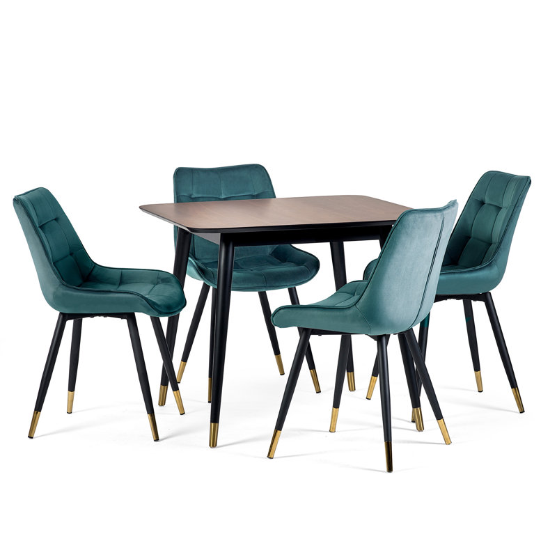 Aave 4 - Person Dining Set, Green