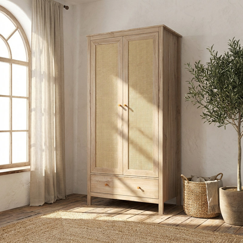 Anie 2 Door Manufactured Wood Wardrobe