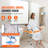 Accent Chairs 360° Swivel Bathtub Seat with Pivoting Arms