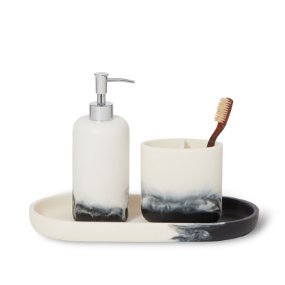 Ombre 3 pc Bath Accessory Set