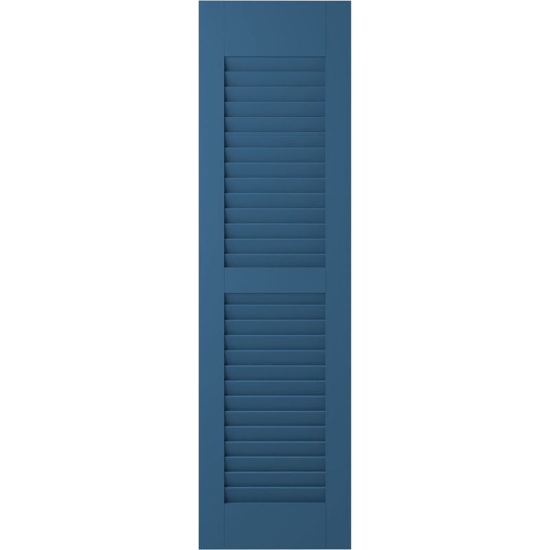 Deux volets à persiennes égales Americraft (par paire), 12", Bleu séjour, 40"