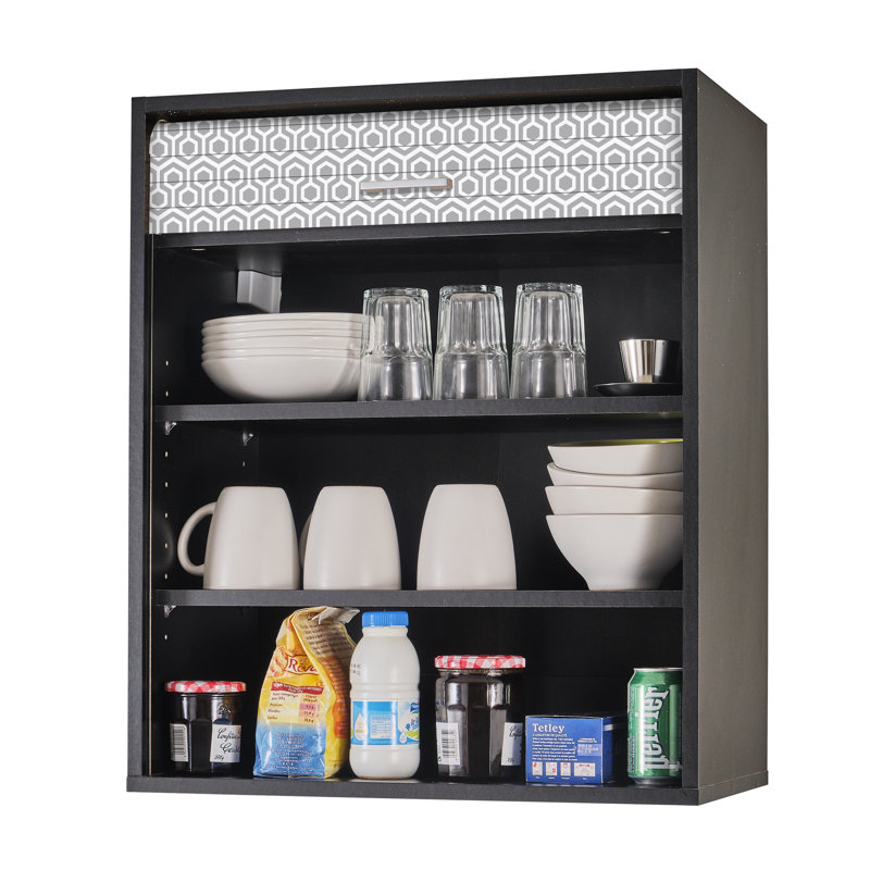 Atahan 72cm Kitchen Pantry, Black