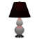 Petite lampe d'appoint à double gourde