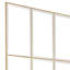 Kravis Rectangle Stainless Steel Wall Mirror-923405353