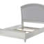 Lit en tissu et finition platine Maverick-426685871