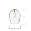Petit luminaire suspendu en verre laiton brossé-103484916-56457909