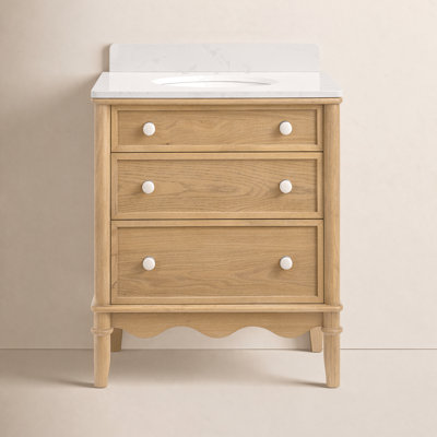 Juliette 30" Vanity in Natural Enhanced Oak