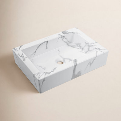 Voltaire 22" Ceramic Vessel Bathroom Sink