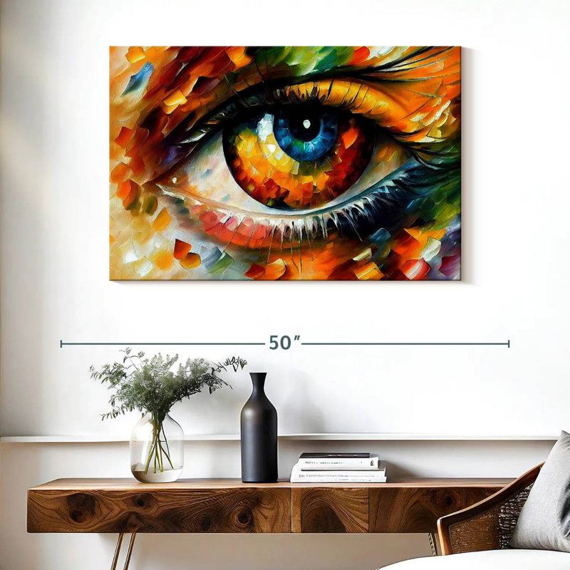 Leisha Eye I, 26" H x 39" W