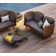 Arch 2-Seater Sofa W/Low Arm-/Backrest