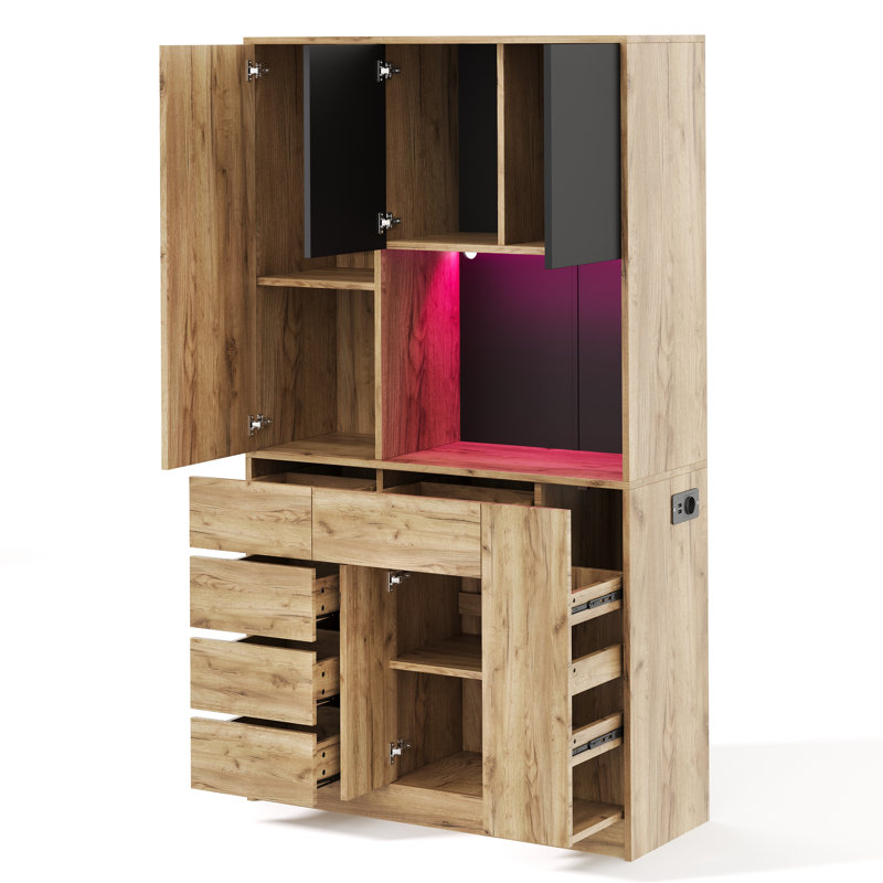 105 cm W Display Cabinet with Lighting
