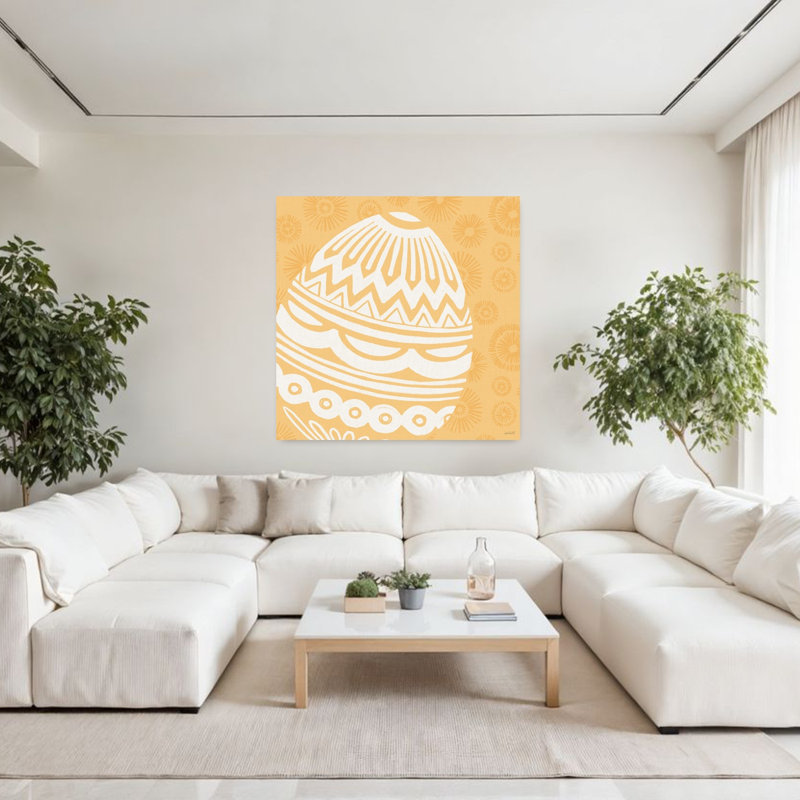 «Spring Delight», art contemporain du printemps, H 48 po x l 48 po