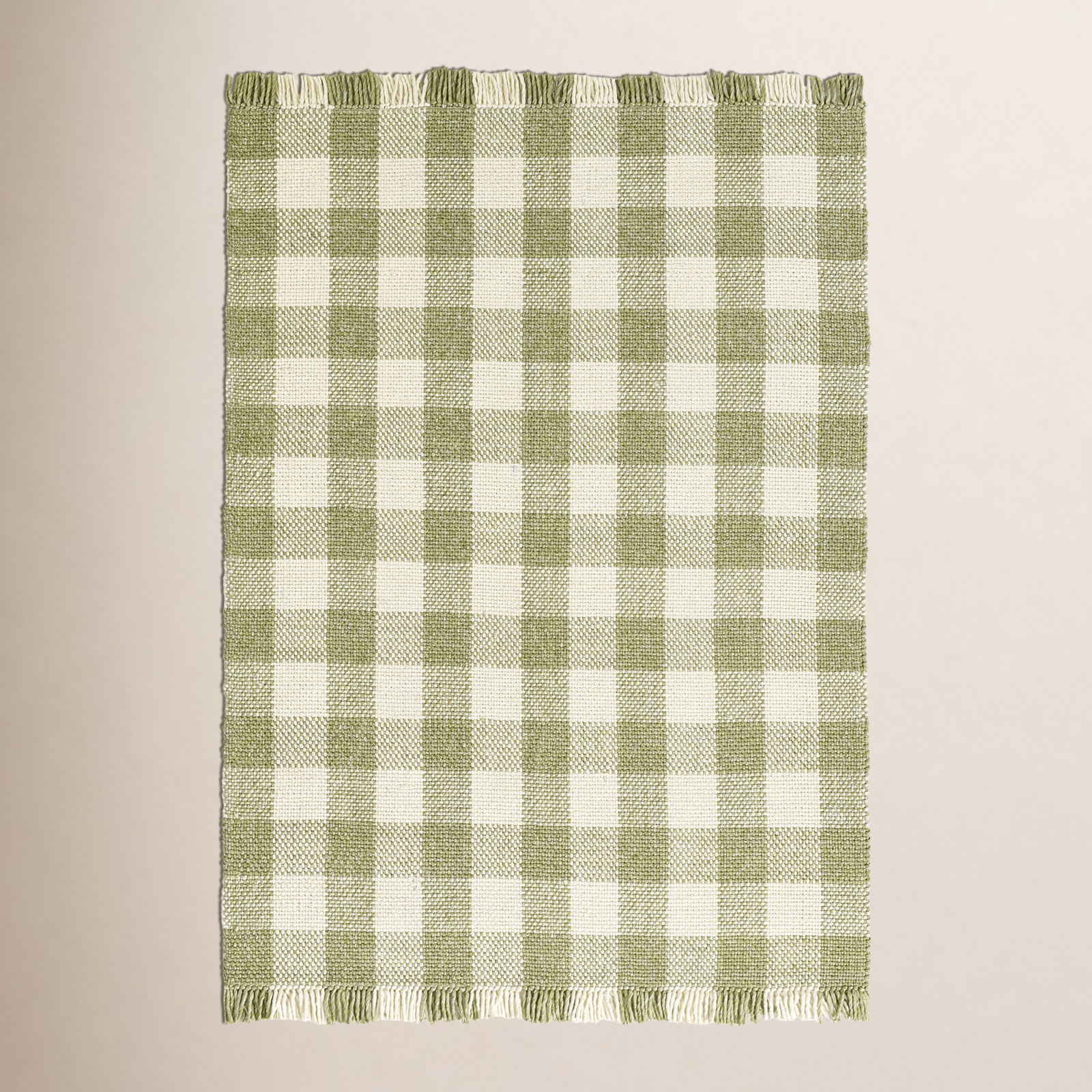 Cosette Hand-Woven Plaid Rug, Rectangle 9' x 12'