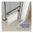 56"-60"W x 76"H Frameless Shower Door, Double Sliding Shower Door, 3/8'' (10mm) Clear Tempered Glass Shower Enclosure with Square Rail,Double Side Easy Clean Coat, With Buffer-112318699