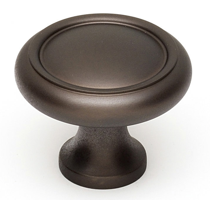 Poignée champignon surdimensionnée, Bronze chocolat, H 1,25 po x l 1,25 po x P 1,25 po